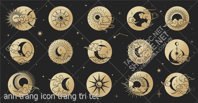 anh trang icon trang tri tet